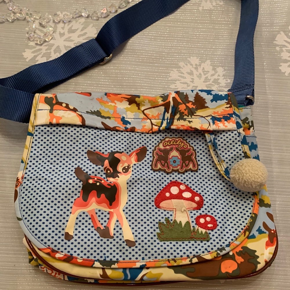 Oilily beautiful deer motif child’s shoulder bag